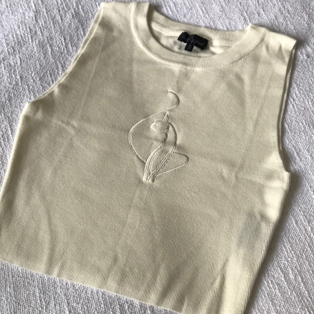 ❌SOLD❌  Baby Phat Sleeveless Embroidered Sweater